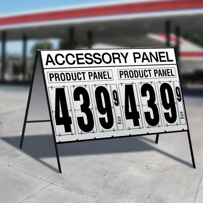 20" Flip Sign- 2 Product Horizontal, Double Sided A-Frame