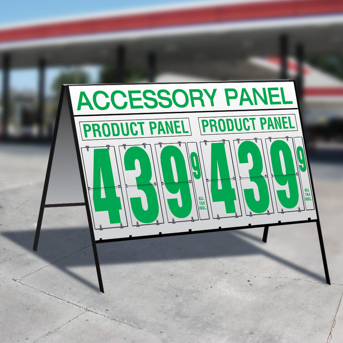 20" Flip Sign- 2 Product Horizontal, Double Sided A-Frame