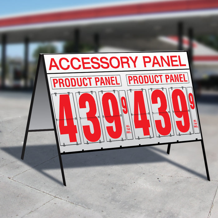 20" Flip Sign- 2 Product Horizontal, Double Sided A-Frame