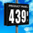 20" Flip Numbers- Single-Product, Double-Sided Pole Mount