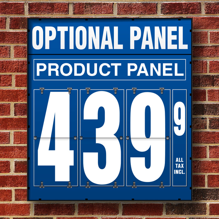 20" Flip Numbers- Single-Product, Wall or Pole Mount w/ Optional Panel