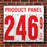 24" Flip Numbers- Single-Product, Wall or Pole Mount