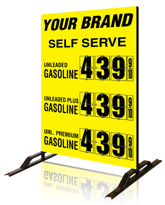 Three Product Flip All Double Sided Sign