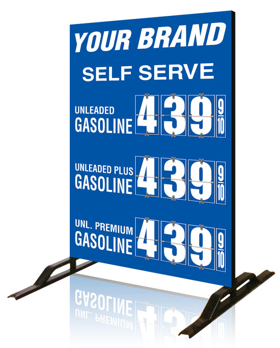 Three Product Flip All Double Sided Sign