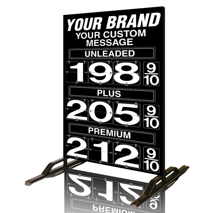 Three Product Fuel Price Sign