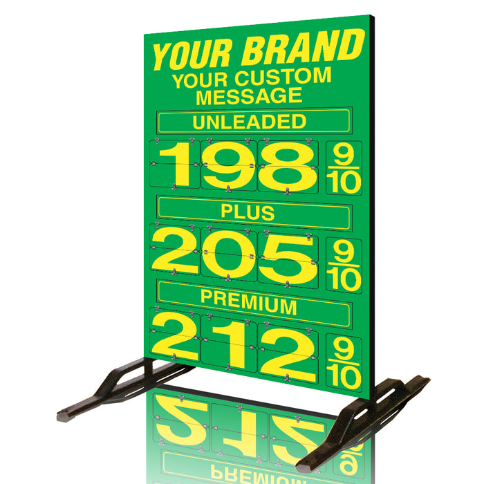 Three Product Fuel Price Sign