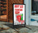 Fountain Drinks!- 28" x 44" .020 Styrene Price Insert