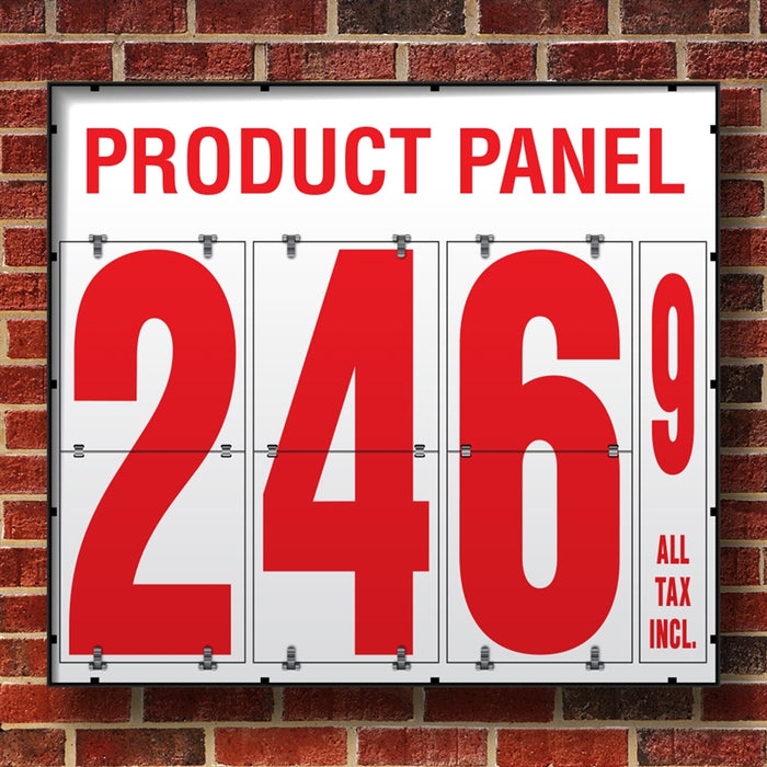 24" Flip Numbers- Single-Product, Wall or Pole Mount