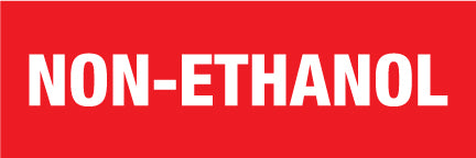 Non-Ethanol Pump Decal_White on Red