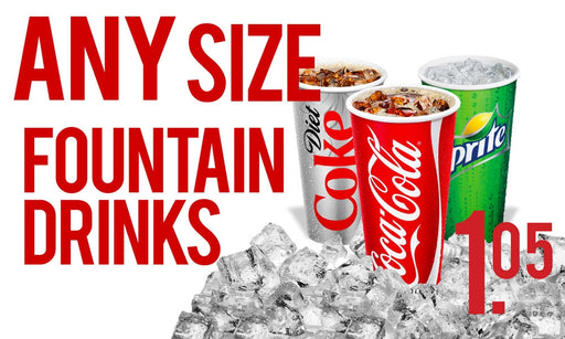 Fountain Drinks Price Insert